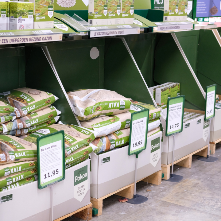 Alles voor het gazon kopen bij tuincentrum Kolbach in Rijswijk/Woudrichem.