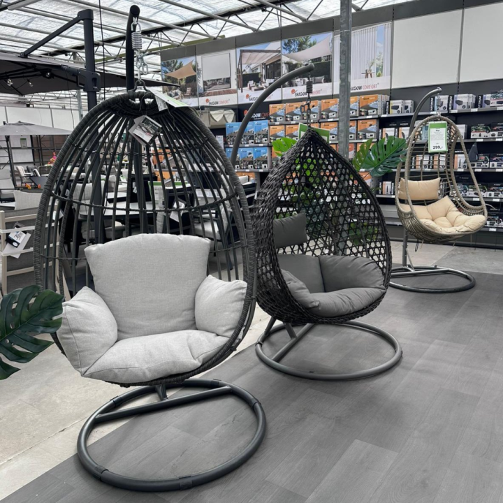 Tuinmeubelen, zoals een goedkope hangstoel kopen | Tuincentrum Kolbach in Rijswijk