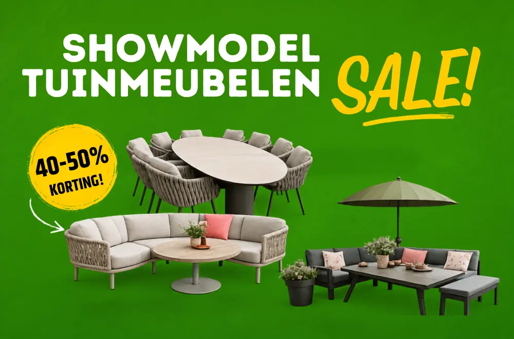 Korting op tuinmeubelen!