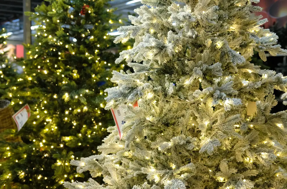 Nét echt: kunstkerstbomen