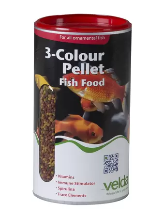 Velda 3-Colour Pellet Food 1250 ml
