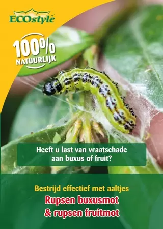 Aaltjes tegen rupsen fruitmot 60m² Ecostyle