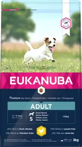 Eukanuba Adult small chicken 3kg