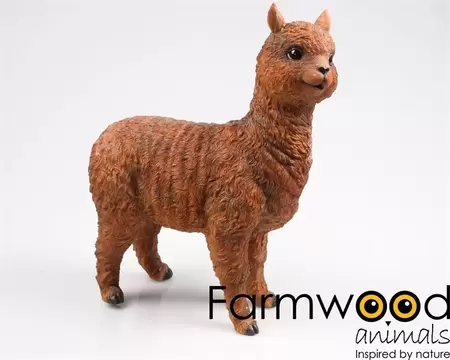 Alpaca m bruin l24b12h31cm