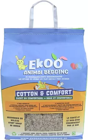Ekoo Animalbedding cotton&comfort 30l