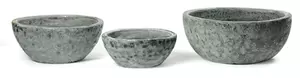 M-Collections Antique Bloembak Schaal ⌀38cm h16cm Jade