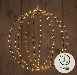 BAL ZWART 50CM / 216LED