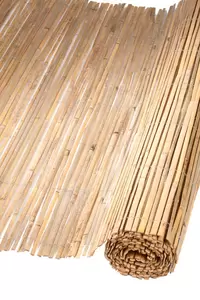 Bamboemat naturel 1x5m - afbeelding 1