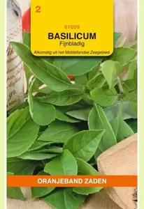 Basilicum Fijne Oranjeband - afbeelding 1