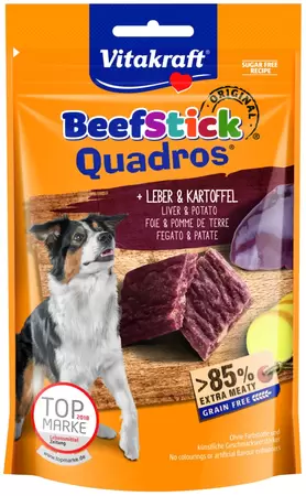 Beef-stick quadros lever+aardap 70g