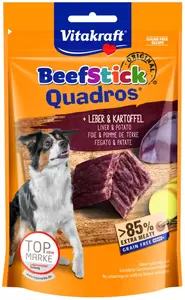 Beef-stick quadros lever+aardap 70g