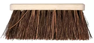 Bezem natuurvezel 28 cm