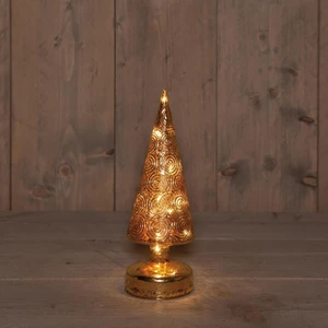 GLAS BOOMPJE ANTIEK GOUD 9X27CM / 10L