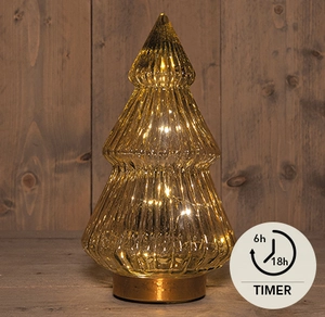 GLAZEN BOOM AMBER 15X28,5CM