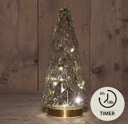 GLAZEN BOOM HELDER 13X28,5CM