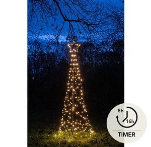 BOOM MET STER INCL PAAL EN FRAME Ø70X200CM / 236 LED