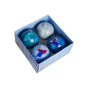 Box kerstbal plc d7.5cm frozen 4st