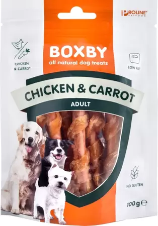 Boxby chicken&carrot sticks 100g