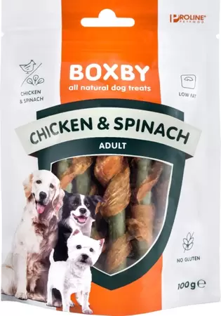 Boxby chicken&spinach stick 100g