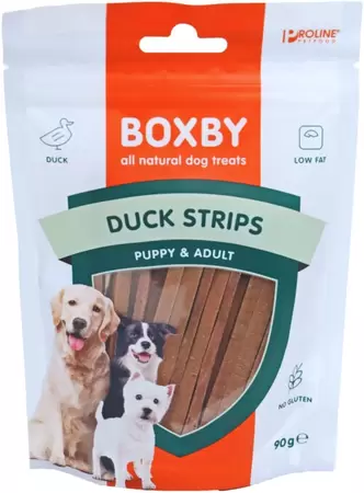 Boxby duck strips 90g