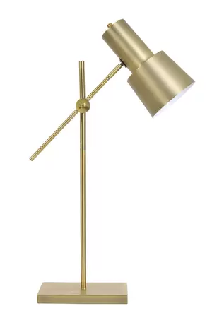 Bureaulamp 25x15x68-82 cm PRESTON antiek brons