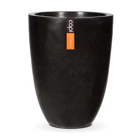 Capi Lux Vaas Elegant Laag ⌀46cm h58cm Zwart