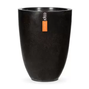 Capi Lux Vaas Elegant Laag ⌀46cm h58cm Zwart