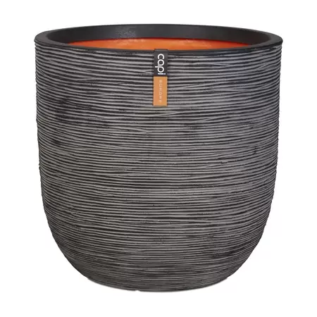 Capi Nature Rib Bloempot Bol ⌀54cm h52cm Antraciet