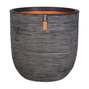 Capi Nature Rib Bloempot Bol ⌀54cm h52cm Antraciet