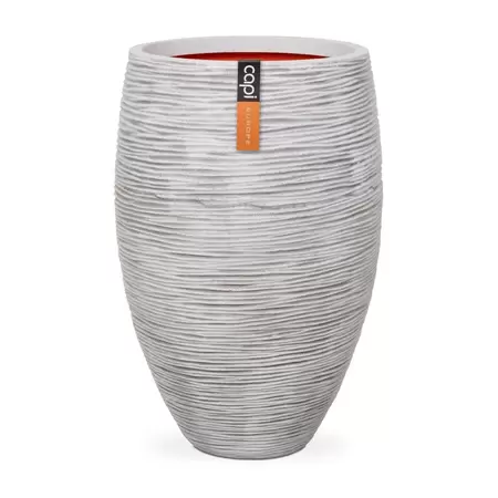 Capi Nature Rib Vaas Deluxe ⌀40cm h60cm Ivoor