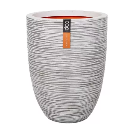 Capi Nature Rib Vaas Laag ⌀36cm h47cm Ivoor