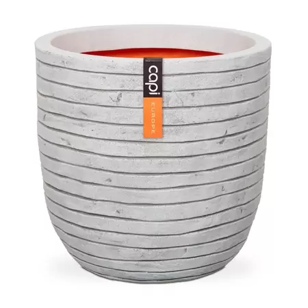 Capi Nature Row Bloempot Bol ⌀35cm h34cm Ivoor