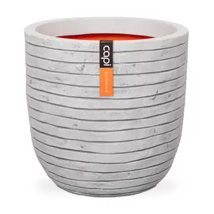 Capi Nature Row Bloempot Bol ⌀35cm h34cm Ivoor