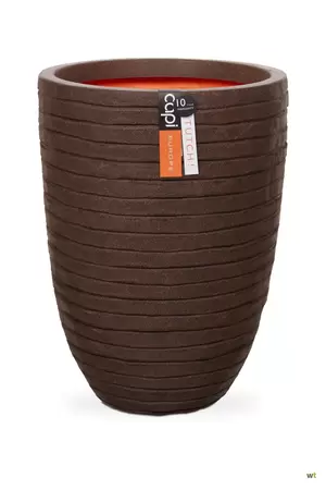 Capi Nature Row Bloempot Laag ⌀36cm h47cm Bruin