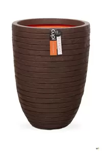 Capi Nature Row Bloempot Laag ⌀36cm h47cm Bruin