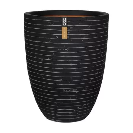 Capi Nature Row Bloempot Vaas Laag ⌀36cm h47cm Antraciet