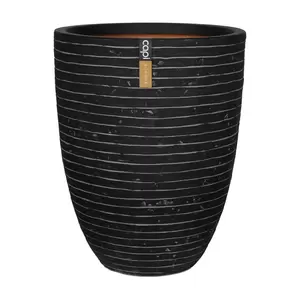 Capi Nature Row Bloempot Vaas Laag ⌀36cm h47cm Antraciet