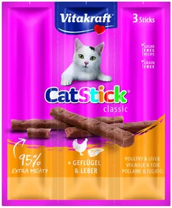 Cat-stick mini gevogelte&lever