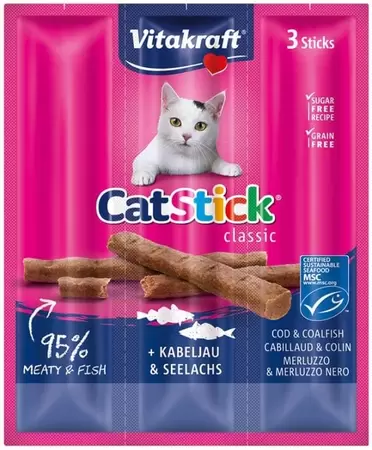 Cat-stick mini kabeljouw&tonijn