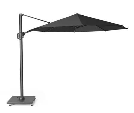 Challenger T¹ ø3,5m premium Faded Black Zweefparasol Platinum - afbeelding 1