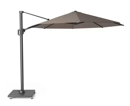 Challenger T¹ ø3,5m premium Havana Zweefparasol Platinum - afbeelding 1