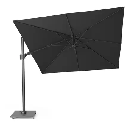 Challenger T² 300x300cm premium Faded Black Zweefparasol Platinum - afbeelding 1