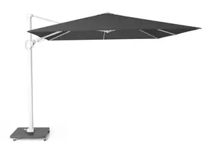 Challenger T² 300x300cm premium Manhattan Zweefparasol Platinum - afbeelding 1