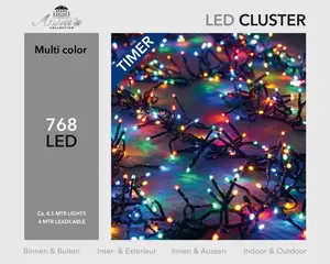 Clusterverlichting 768l/l4.5m Led multi - afbeelding 2