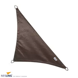 Coolfit schaduwdoek Driehoek 90° 400x400x570cm Antraciet