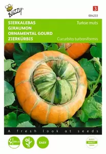 Cucurbita, Sierkalebas klein- en groot gemengd Buzzy Seeds - afbeelding 1