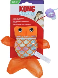 Kong kat Crackles, gulpz vis oranje