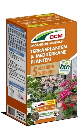 DCM Meststof Terrasplanten & Mediterrane Planten 1,5 kg