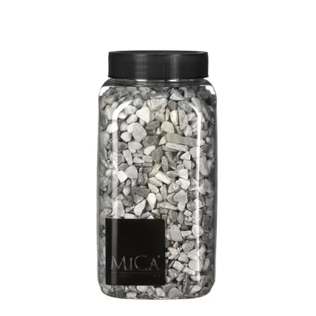 Deco marbles 650ml klein lichtgrijs