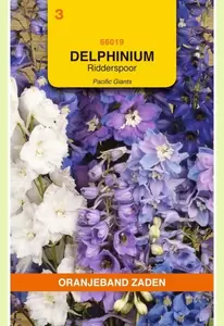 Delphinium, Ridderspoor Pacific Giants Oranjeband - afbeelding 1